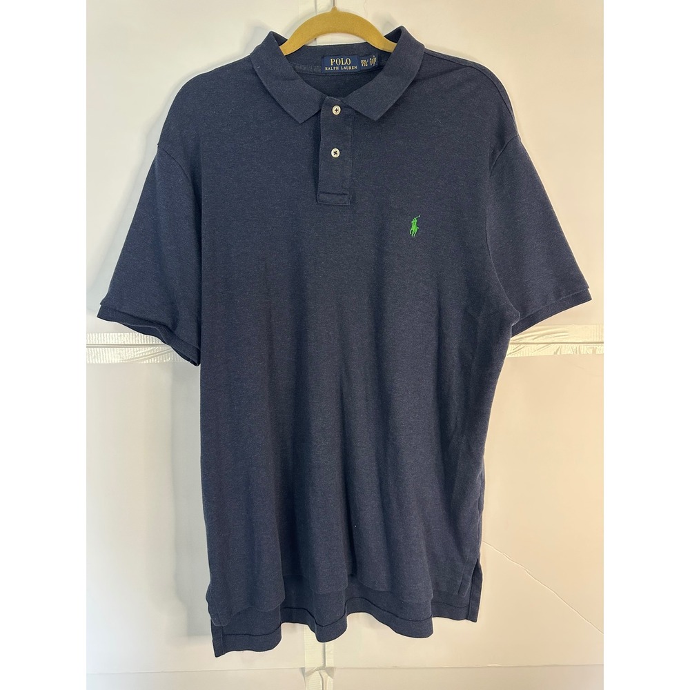 Polo Ralph Lauren Polo Shirt Green Logo‎ Short Sleeve Casual XXL
